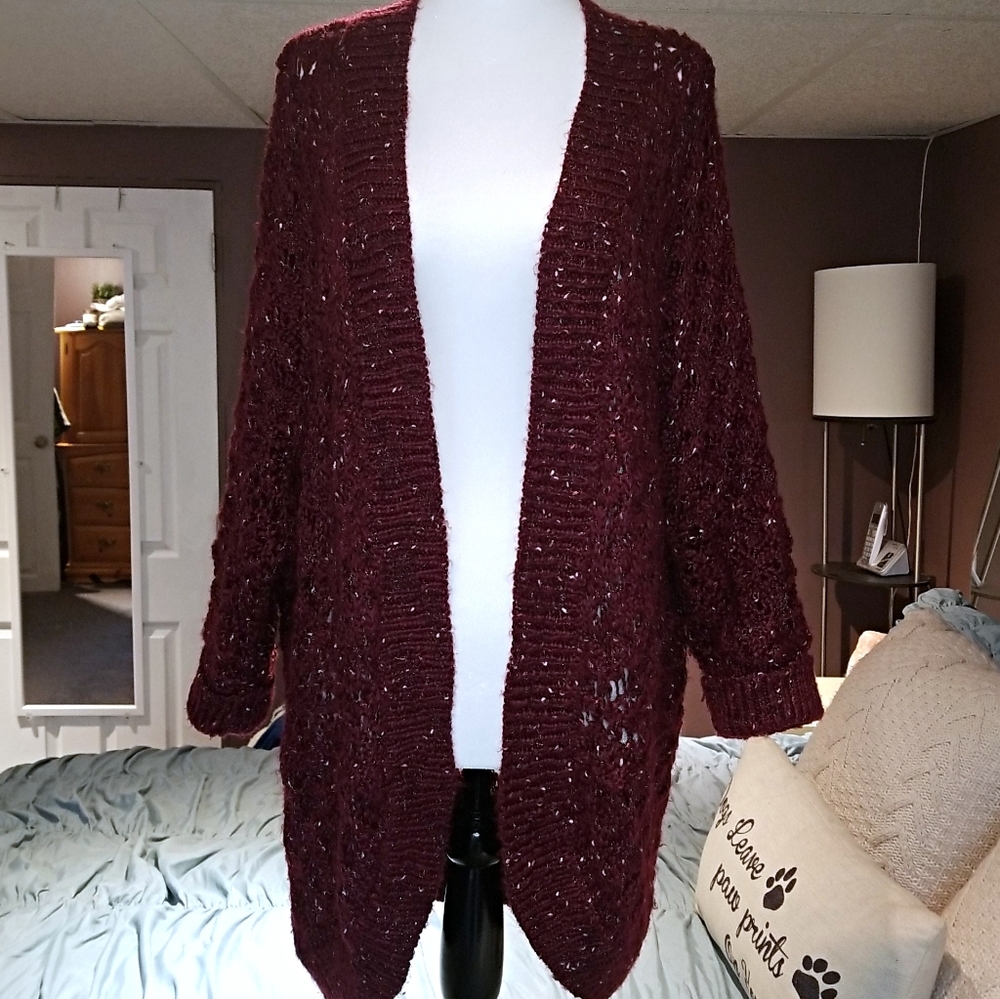 Chucky burgundy knitted sweater